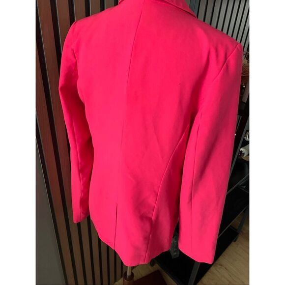 Liz Claiborne pink blazer jacket work attire office wear size 8 - Picture 3 of 7